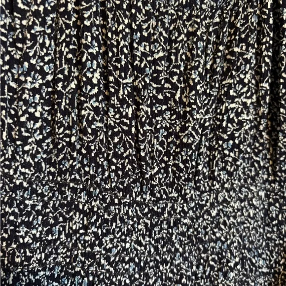 Faherty Sunseeker Midi Dress in Navy Riverton Ditsy floral spring summer - Picture 10 of 11